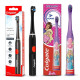 Colgate Proclinical 150 Sonic Charcoal Battery Powered Toothbrush - 1 Pc & Colgate Kids Barbie Battery Powered Toothbrush - 1 Pc Combo