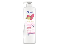 Dove Body Love, Supple Bounce Body Lotion, 400 ml , for Supple Healthy Skin, 48hrs Long-Lasting Moisturization, Paraben-Free, Plant Based Moisturizer
