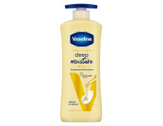 Vaseline Intensive Care, Deep Moisture Nourishing Body Lotion, 600ml, for Radiant, Glowing Skin, with Glycerin, Non-Sticky, Fast Absorbing, Daily Moisturizer for Dry, Rough Skin, For Men & Women