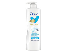 Dove Body Love Light Hydration Body Lotion For All Skin Types Paraben Free, 48hrs Moisturisation with Plan Based moisturiser, Fresh Hydrated Skin 400ml