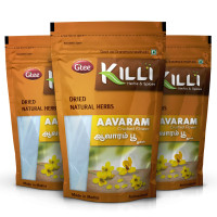 KILLI Aavarampoo | Tarwar | Aavaram | Senna auriculata | Tangedu Flower Crushed, 100g (Pack of 3)