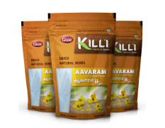 KILLI Aavarampoo | Tarwar | Aavaram | Senna auriculata | Tangedu Flower Crushed, 100g (Pack of 3)