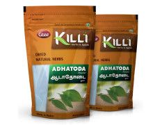 KILLI Adhatoda vasica | Aadathodai | Adusa | Vasaka | Adalodakam Leaves Powder, 100g (Pack of 2)