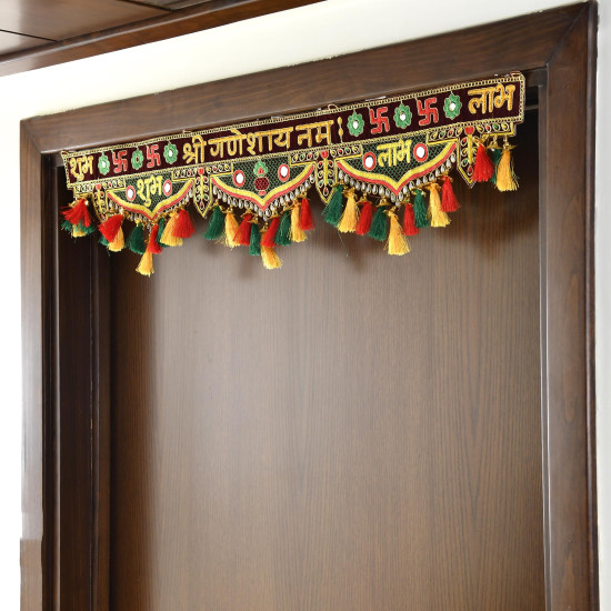 CraftVatika Toran Bandarwal for Home Door Latest Diwali Fancy Traditional mandir Decoration Item