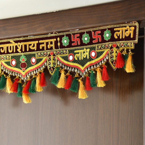 CraftVatika Toran Bandarwal for Home Door Latest Diwali Fancy Traditional mandir Decoration Item