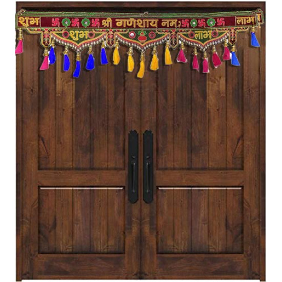 CraftVatika Toran Bandarwal for Home Door Latest Diwali Fancy Traditional mandir Decoration Item