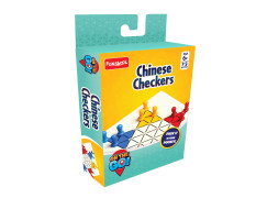 Funskool Games, Travel Chinese Checkers, The Classic Strategy Board Game, Portable Classic Travel Games, for Kids & Family, 2-6 Players, Ages 6 & Above