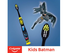 Colgate Kid's Batman Anti cavity extra Soft with Tongue Cleaner Toothbrush - 1 pc | Motu Patlu Anticavity Toothpaste for Kids - 80g + 80g (Bubble Fruit Flavor)