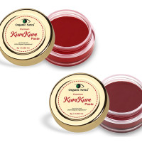 Organic Netra Sindoor/Kumkum Paste | Waterproof Long lasting, Smudge Proof Sindoor | Pure and Natural Deep Red Colour, Long lasting | Enriched with Natural and Organic Ingredients -8gm (Maroon & Red)