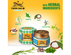 Tiger Balm White Ointment | 9ml each | Pack of 6 | Ayurvedic Pain Relief Balm | for Fast Effective Relief from Headache, Stuffy Nose, Nasal Congestion | Combo Pack