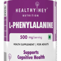 HealthyHey Nutrition L-Phenylalanine 60 Vegetarian Capsules - Gluten Free - Non GMO