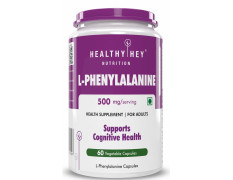 HealthyHey Nutrition L-Phenylalanine 60 Vegetarian Capsules - Gluten Free - Non GMO