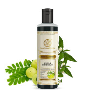 Khadi Natural Amla & Bhringraj Hair Cleanser(Shampoo) | Hair Cleanser with Natural Ingredients | Anti-Dandruff Shampoo | Anti-Hair Fall Shampoo | Shampoo for Nourishing Hair | Suitable for All Hair Types | 210ml