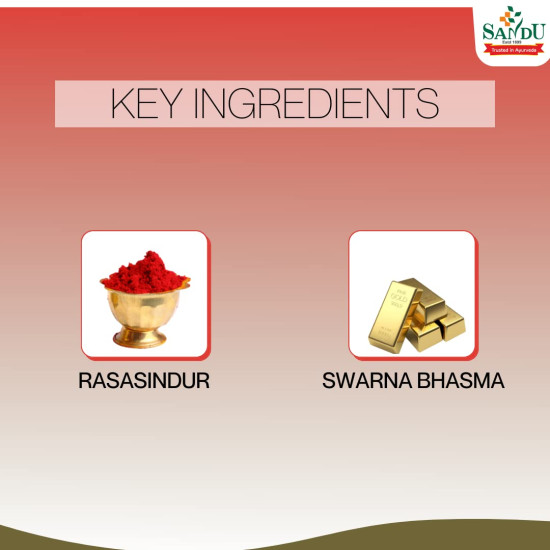 Sandu Makardhvaja | Ayurvedic Tonic for All Body Tissues | 10 Tabs