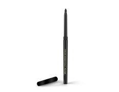 Forest Essentials Gulaab Khaas Kajal | Charcoal Black | Twist-up, Retractable Pencil | Natural Kajal with Intense Colour | Soothes, Brightens & Cools Eyes | Natural Makeup | 0.3 g