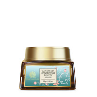 Forest Essentials Travel Size Advanced Sanjeevani Beauty Elixir | Anti-Aging, Moisturizing & Nourishing Ayurvedic Day Face Cream For Glowing Skin | Lightweight Day Moisturizer for Dry, Oily, Combination Skin | For Women & Men | 15 g