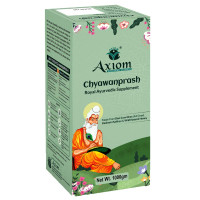 Axiom Royal Ayurvedic Chyawanprash - 1Kg | Enriched with Desi Ghee (A2 Ghee), Kashmiri Saffron with 40+ Ayurvedic Herbs | For all Seasons & Age Groups | Helps Build Strength & Stamina Health