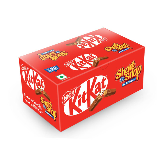 Nestle-KitKat Share & Snap 2×3 Fingers, 57g each, (Pack of 14)