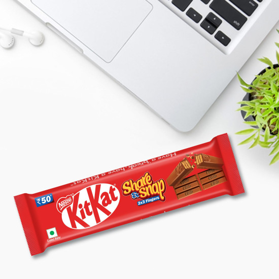 Nestle-KitKat Share & Snap 2×3 Fingers, 57g each, (Pack of 14)