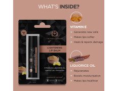 The Man Company Lip Balm for Dry, Chapped and Dark Lips - 4gm | Moisturizes, Nourishes & Soften Lips with the power of Vitamin E, Coconut & Olive Oil
