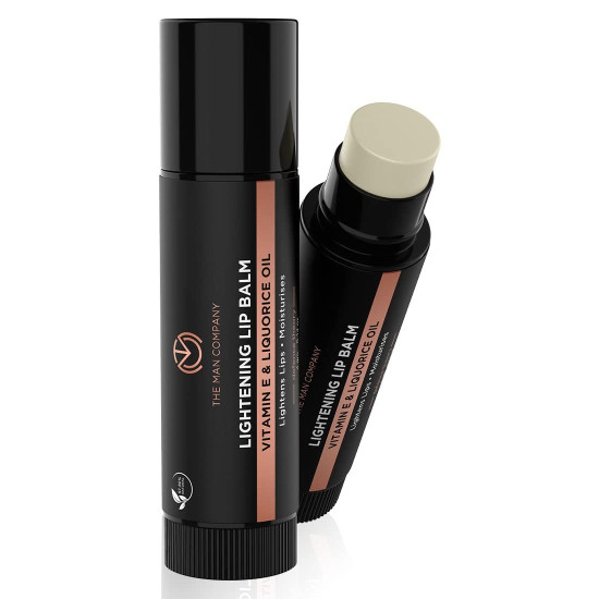 The Man Company Lip Balm for Dry, Chapped and Dark Lips - 4gm | Moisturizes, Nourishes & Soften Lips with the power of Vitamin E, Coconut & Olive Oil