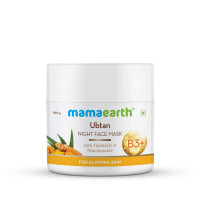 Mamaearth Ubtan Night Sleep Face Mask, Night Cream Gel with Turmeric & Niacinamide for Glowing Skin – 100 g