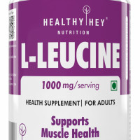 HealthyHey Nutrition L-Leucine 60 Capsules