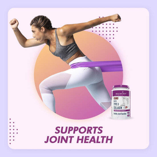 HealthyHey Nutrition NTC II Type 2 Collagen, Supports Cartilage and Joints, Pack of 30 Capsules