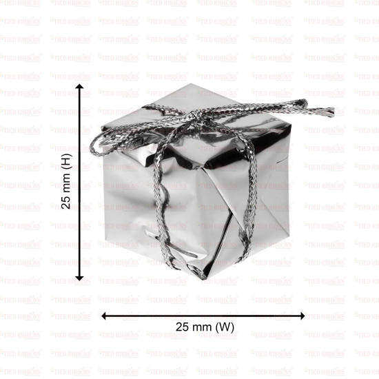 TIED RIBBONS Christmas Tree Decoration Items Small Gift Box Pack of 24 Hanging Ornaments Props Accessories Xmas Decor - Christmas Decorations Items for Home