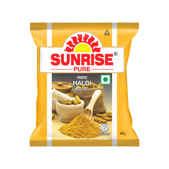 Sunrise Pure, Turmeric Powder - 500 grams (Pouch)