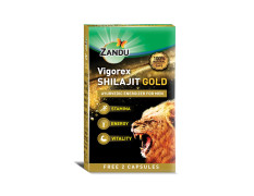 Zandu Vigorex Shilajit Gold - 12 Capsules