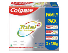 Colgate Total Whole Mouth Health Antibacterial Toothpaste, 360gm - Advanced Health Saver Pack