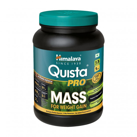 Himalaya Quista Pro MASS For Weight Gain - 1kg (Chocolate)