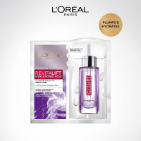 L'Oréal Paris Revitalift Serum Sheet Face Mask, Fresh Mix, With Hyaluronic Acid + Natural Algae, 33g