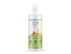 Mamaearth Tea Tree Anti Dandruff Hair Oil with Tea tree oil & Ginger for Dandruff-Free Hair - 250ml
