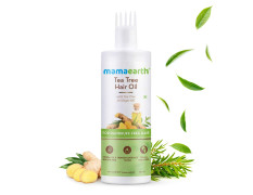 Mamaearth Tea Tree Anti Dandruff Hair Oil with Tea tree oil & Ginger for Dandruff-Free Hair - 250ml