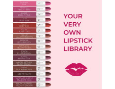 Just Herbs Ayurvedic Creamy Matte Micro Mini Lipstick Kit Lip Hydrating & Moisturizing, Lipsticks for Women Suitable All Indian Tones (Pack of 16)