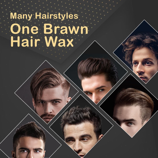 The Man Company Brawn Extra Stronghold Hair Wax for Man | Stylish Pomade Matte Finish | Hair Volumizer | Non - Sticky - 50gm The Man Company Brawn Extra Stronghold Hair Wax for Man | Stylish Pomade Matte Finish | Hair Volumizer | Non - Sticky - 50gm