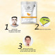 The Man Company Vitamin C Sheet Mask with Hyaluronic Acid & Lemon | Boosts Collagen, Brightening | Improves Skin Tone, Deep Cleanses & Removes Excess Oil - 25ml
