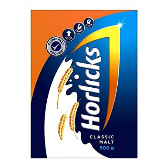 Horlicks Health & Nutrition drink - 500 g Refill pack (Classic Malt)