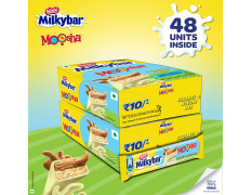 Nestle Milkybar Moosha Caramel + Nougat Bar- 18 gram Each Pack of 48 Units