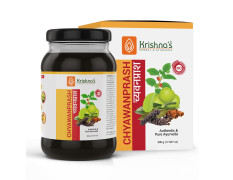 KRISHNA'S HERBAL & AYURVEDA Chyawanprash – Preservative-Free, Boosts Stamina, Immunity and Strength for Kids & Adults, Made with Traditional Ayurvedic Process, 500g (Pack of 1)