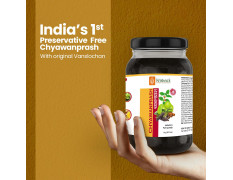 KRISHNA'S HERBAL & AYURVEDA Chyawanprash – Preservative-Free, Boosts Stamina, Immunity and Strength for Kids & Adults, Made with Traditional Ayurvedic Process, 500g (Pack of 1)