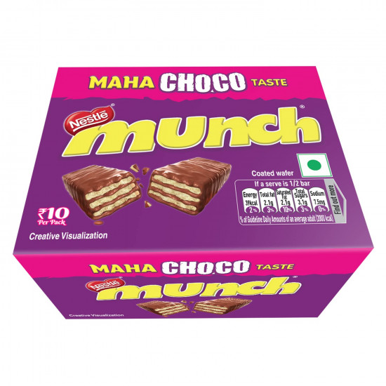 Nestle Munch Maha Choco Taste,(42 units,18g) x 2