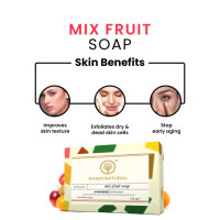 KHADI NATURAL Mix Fruit Soap (Pack of 5)