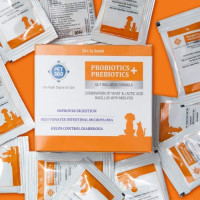 PET360 PROBIOTICS + PREBIOTICS Gut Wellness Formula for Dogs & Cats | Probiotic Supplement | Prevents Diarrhea & Indigestion | Cat & Dog Gut Health Supplement for Improved Immunity - 20 Sachets