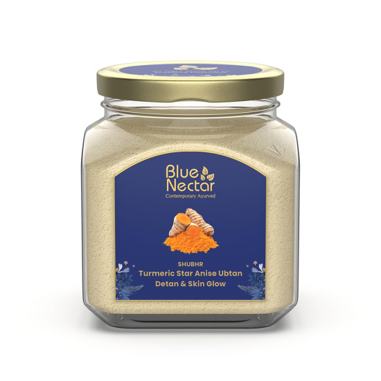 Blue Nectar Turmeric Ubtan Face Pack Powder | Tan Removal Face Pack for Glowing Skin for Women & Men | Multani Mitti with Ayurvedic Herbs for Skin Brightening (9 Herbs, 115 g) Blue Nectar Turmeric Ubtan Face Pack Powder | Tan Removal Face Pack for Glowing Skin for Women & Men | Multani Mitti with Ayurvedic Herbs for Skin Brightening (9 Herbs, 115 g)