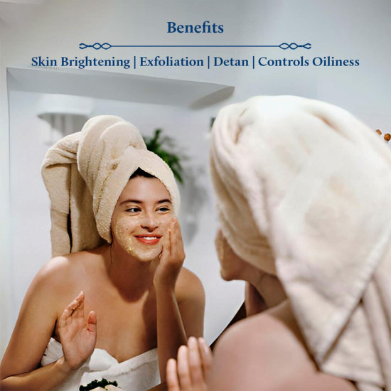 Blue Nectar Turmeric Ubtan Face Pack Powder | Tan Removal Face Pack for Glowing Skin for Women & Men | Multani Mitti with Ayurvedic Herbs for Skin Brightening (9 Herbs, 115 g) Blue Nectar Turmeric Ubtan Face Pack Powder | Tan Removal Face Pack for Glowing Skin for Women & Men | Multani Mitti with Ayurvedic Herbs for Skin Brightening (9 Herbs, 115 g)