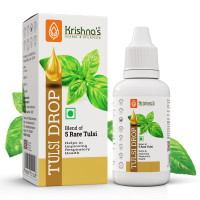 Krishna's Tulsi Drops 30 ml of 5 Rare Tulsi Drop for Natural Immunity Boosting | Nimbu Tulsi, Daulal Tulsi, No Preservatives | Tulsi Drops for immunity | Panch Tulsi Drop Krishna's Tulsi Drops 30 ml of 5 Rare Tulsi Drop for Natural Immunity Boosting | Nimbu Tulsi, Daulal Tulsi, No Preservatives | Tulsi Drops for immunity | Panch Tulsi Drop