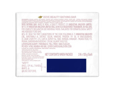 Dove Pink Rosa Bathing Soap Bar 125 g (Pack of 3) | With Moisturising Cream for Softer, Glowing Skin & Body | Nourish Dry Skin more than Ordinary Soap